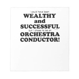Orchestra Conductor Wealthy & Successy Notizblock