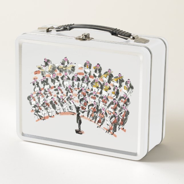 Orchestra Lunch Boxes Metall Brotdose (Vorderseite)