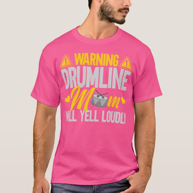 Orchestra Marching Band Will Yell Louly Drumline T-Shirt (Vorderseite)