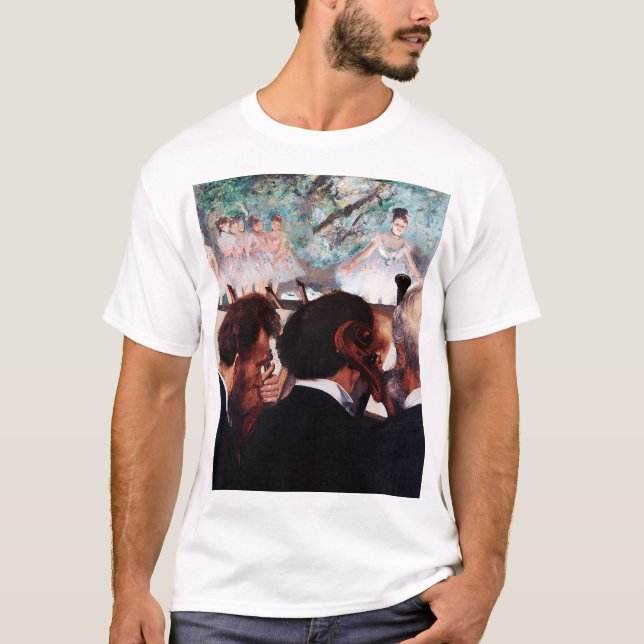 Orchestra Musicians, Edgar Degas T-Shirt (Vorderseite)