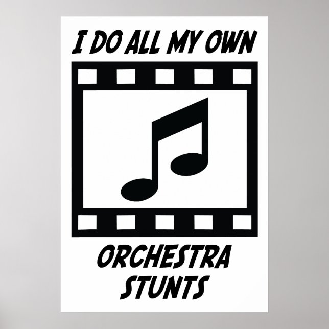 Orchestra Stunts Poster (Vorne)