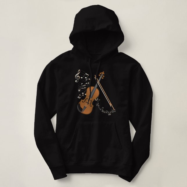 Orchestra Violin Player Geschenk Musikinstrument V Hoodie (Design vorne)