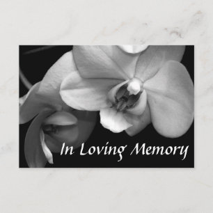 Orchid 2 Floral Fotografy Celebration of Life Einladung