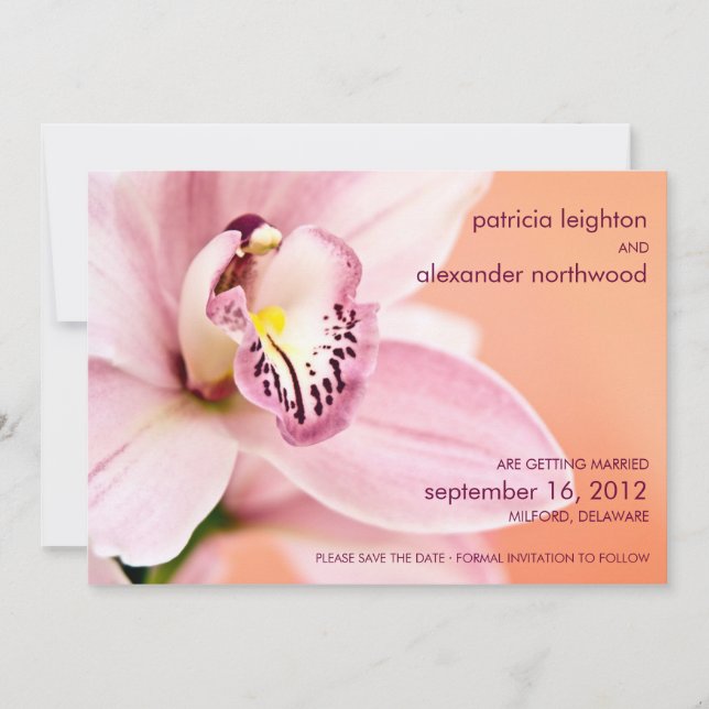 Orchid Ankündigung Datum freihalten (Vorderseite)