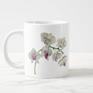 Orchid-Aquarellmalerei Jumbo-Tasse