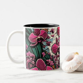 Orchid Art Design Tasse