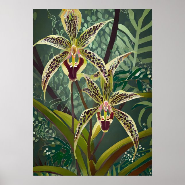 Orchid Art V06 Poster (Vorne)