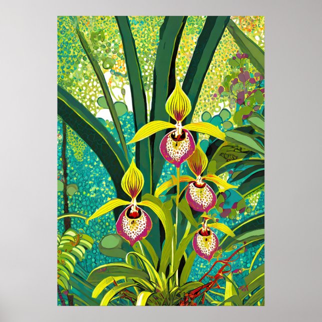 Orchid Art V32 Poster (Vorne)