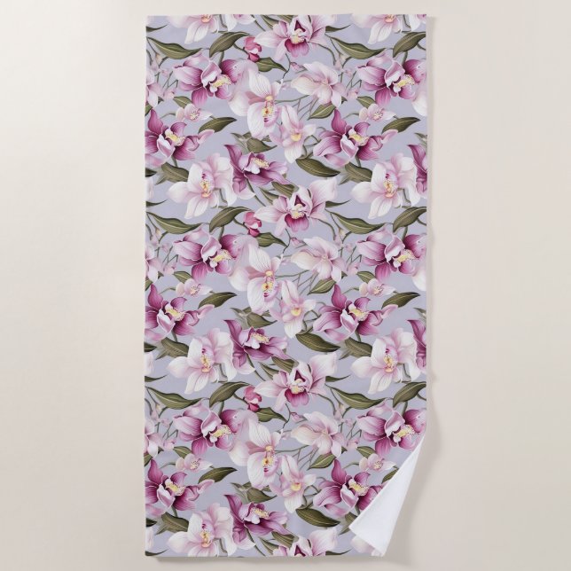 Orchid Beach Handtuch (Vorderseite)
