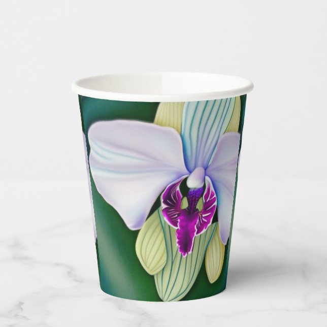 Orchid Beauty Pappbecher (Links)