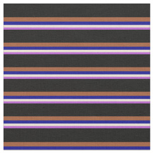 Orchid, Bisque, Dark Blue, Sienna und Black Stoff