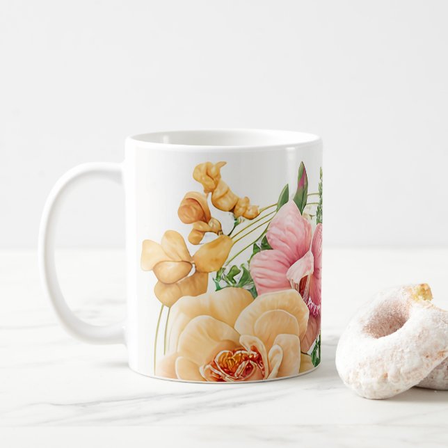 Orchid Blast Kaffeetasse (Mit Donut)