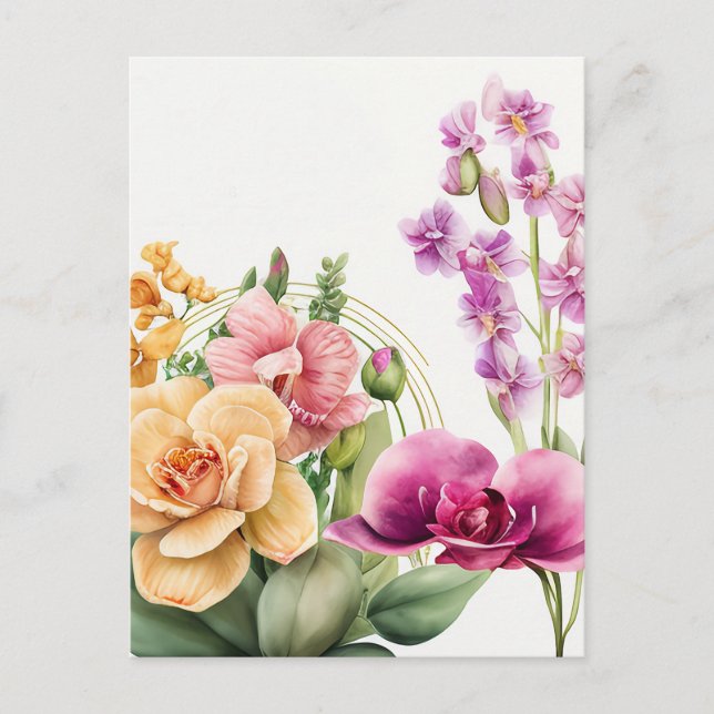 Orchid Blast Postkarte (Vorderseite)