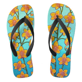 Orchid Bliss Flip Flops von Lisa Lorenz