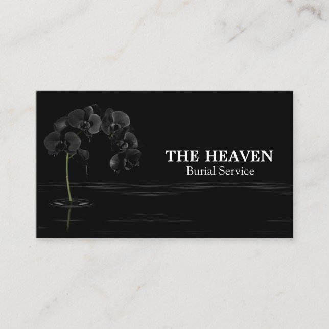 Orchid Bloom Visitenkarte (Vorderseite)