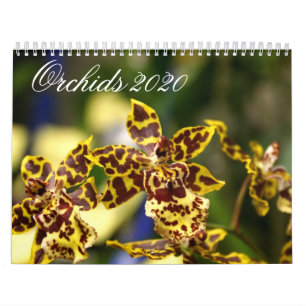 Orchid-Blume 2020-Kalender Kalender