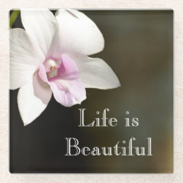 Orchid Blume Kauai, Hawaii Glasuntersetzer