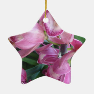 Orchid-Blume Keramikornament