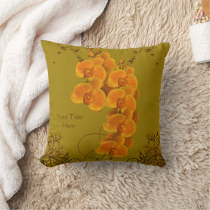 Orchid-Blume Personalisiert Kissen