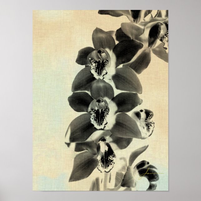 Orchid Blush Panels IV Poster (Vorne)