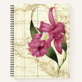 Orchid Botanical Explorer-Notebook Notizbuch
