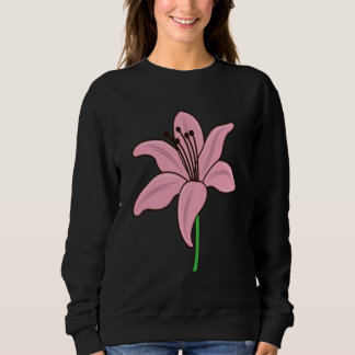 Orchid Corsage Flower Sweatshirt