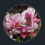Orchid-Dartboard mit Dartscheibe<br><div class="desc">Rosa Orchidee</div>