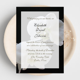 Orchid Ehe Empfang nur Einladung Hochzeit