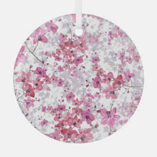 Orchid: Einmalige rote Schönheit. Ornament Aus Glas