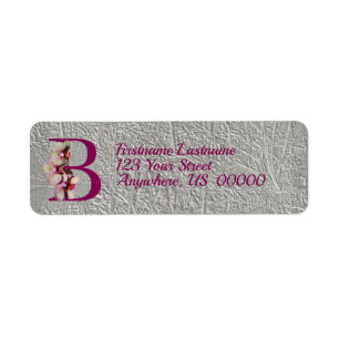 Orchid Elegant Monogram, erste B-Adresse