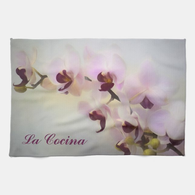 Orchid Foto Malerei Küchentuch (Horizontal)