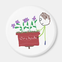 Orchid Growing Magnet