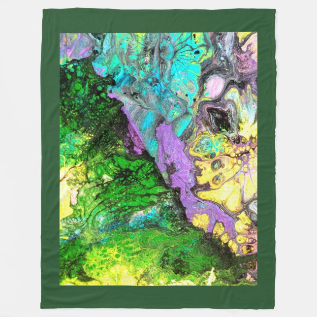 Orchid in blooms #3 fleecedecke (Vorderseite)