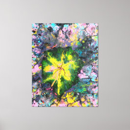 "Orchid In Blooms", abstract, psychedelic Leinwanddruck