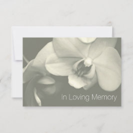 Orchid in Love Memory Kaki Feier des Lebens Einladung