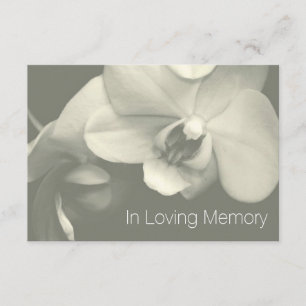 Orchid in Love Memory Kaki Feier des Lebens Einladung