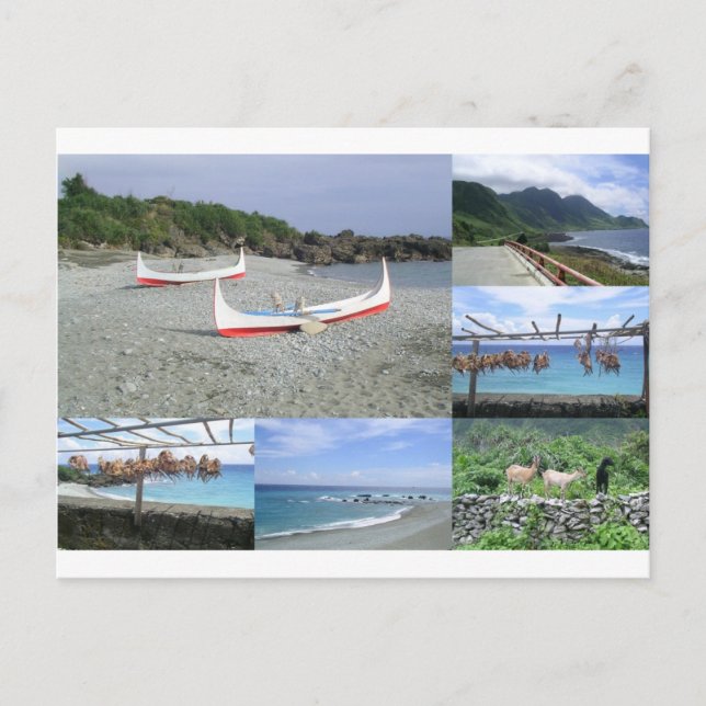 Orchid Island, Taiwan Postkarte (Vorderseite)