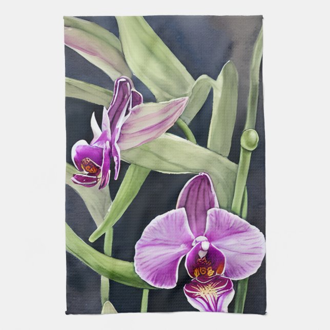 Orchid Küchentuch (Vertikal)