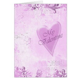 Orchid Liebe Letter Sweetheart Valentine Card