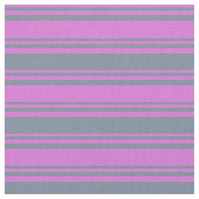 Orchid & Light Slate Grau Farbmuster Stoff (Nahaufnahme)
