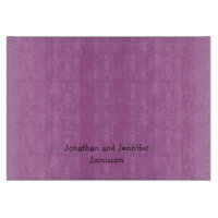 Orchid Lila Glas mit Personalisiertem Namen