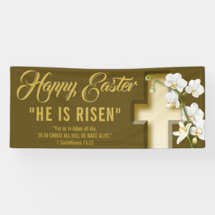 Orchid Lily Cross Oaster Banner