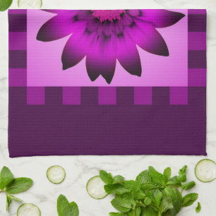 Orchid Magenta Daisy Blume #2 Küchentücher