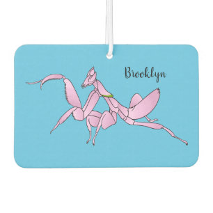 Orchid mantis Cartoon Illustration Autolufterfrischer