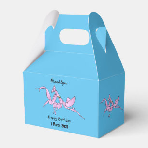 Orchid mantis Cartoon Illustration Geschenkschachtel