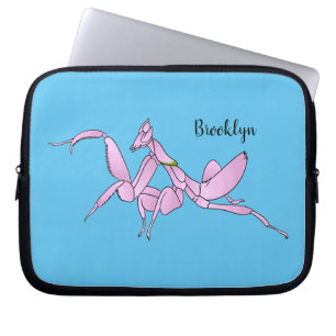 Orchid mantis Cartoon Illustration Laptopschutzhülle