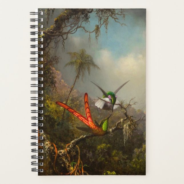 Orchid mit zwei Hummingbirds Heade Planer (Vorderseite)