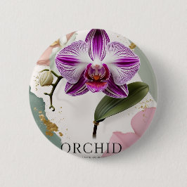 Orchid Nights, New York Botanical Garden BUTTON, O Button