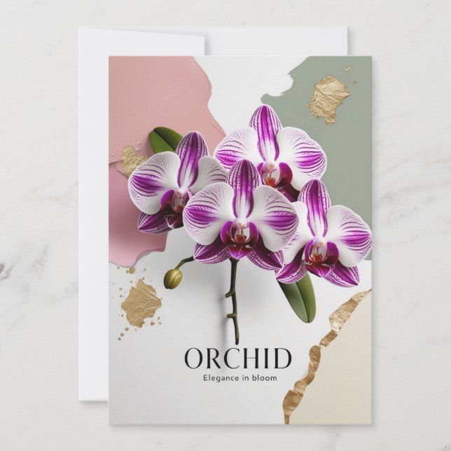 Orchid Nights, New York Botanical Garden, Orchid N Einladung (Vorderseite)