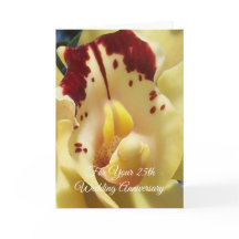 Orchid Personalisiert 25. Hochzeitstag